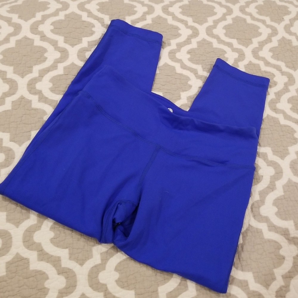 Blue leggings